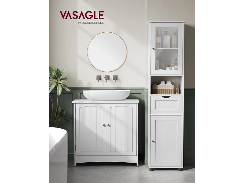 Badezimmer-Aufbewahrungssäule VASAGLE Badezimmer-Aufbewahrungssäule VASAGLE