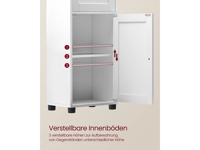 Badezimmer-Aufbewahrungssäule VASAGLE Badezimmer-Aufbewahrungssäule VASAGLE