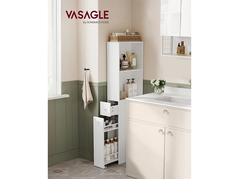 Badezimmer-Aufbewahrungssäule VASAGLE