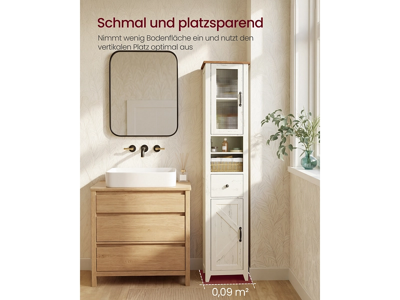 Badezimmer-Aufbewahrungssäule VASAGLE