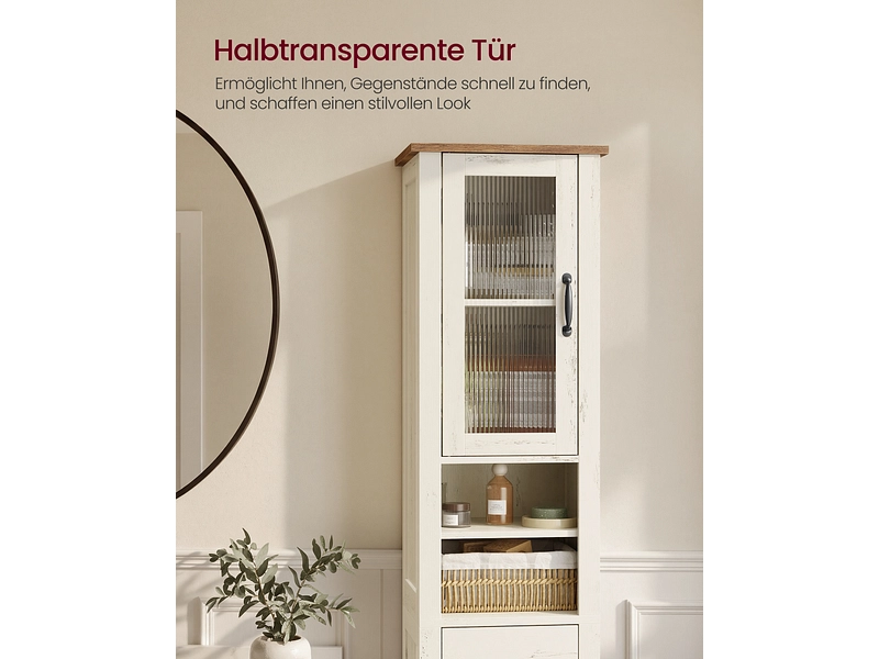Badezimmer-Aufbewahrungssäule VASAGLE