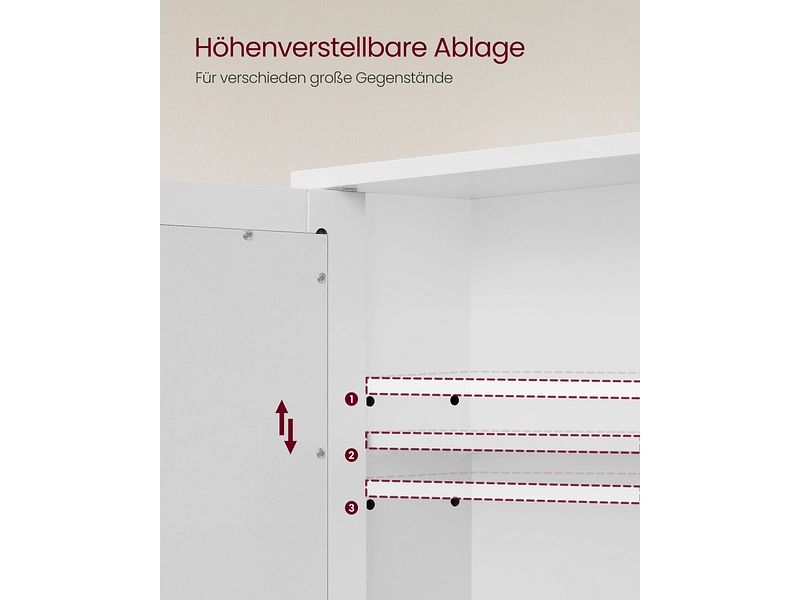 Badezimmerschrank VASAGLE Badezimmerschrank VASAGLE