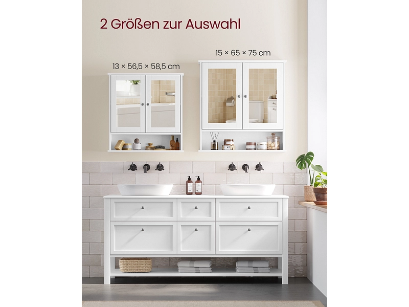 Badezimmerschrank VASAGLE Badezimmerschrank VASAGLE