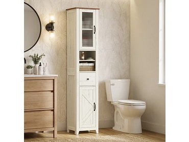 Badezimmer-Aufbewahrungssäule VASAGLE Badezimmer-Aufbewahrungssäule VASAGLE