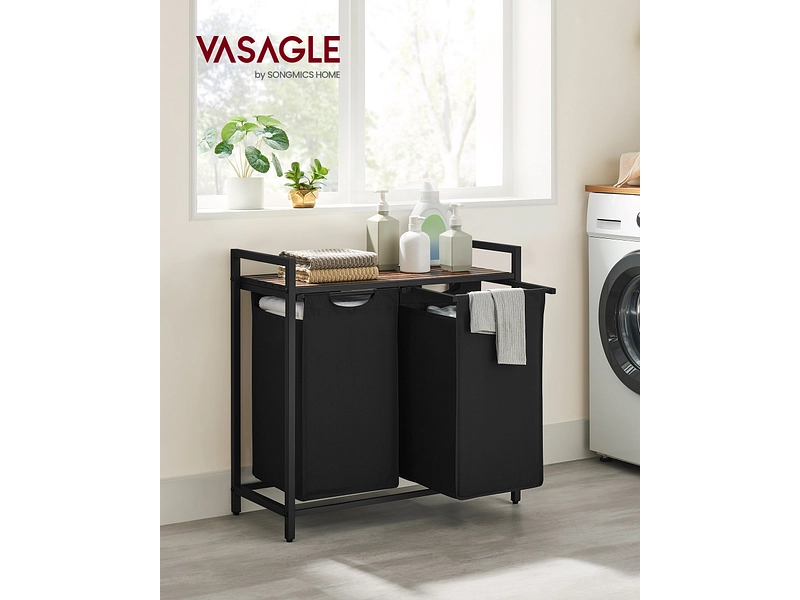 VASAGLE Wäschekorb black VASAGLE Wäschekorb black