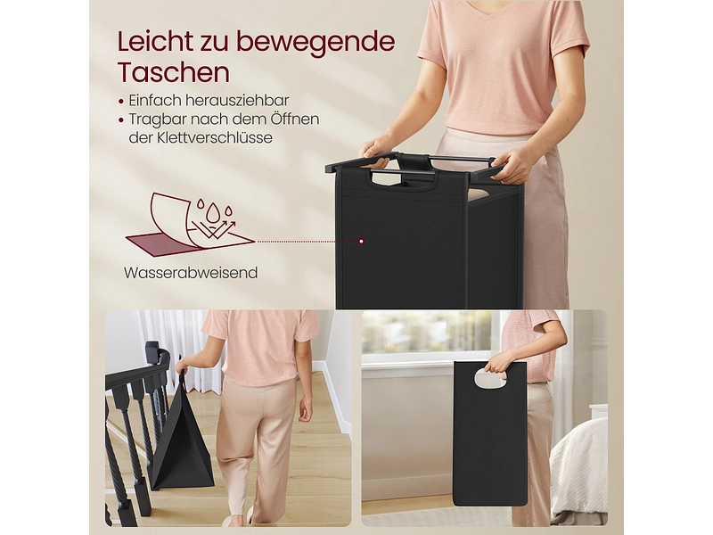 VASAGLE Wäschekorb black VASAGLE Wäschekorb black
