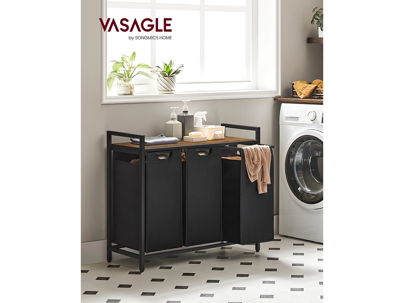 VASAGLE Wäschekorb black VASAGLE Wäschekorb black