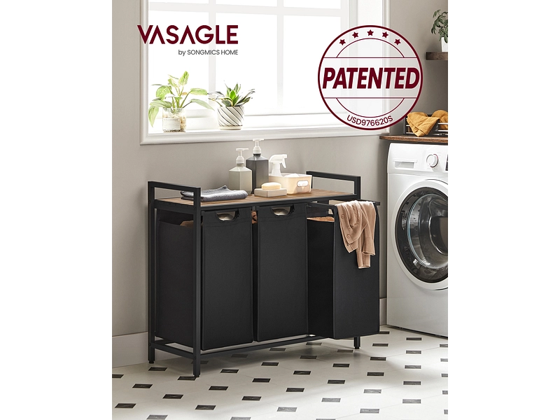 VASAGLE Wäschekorb black VASAGLE Wäschekorb black