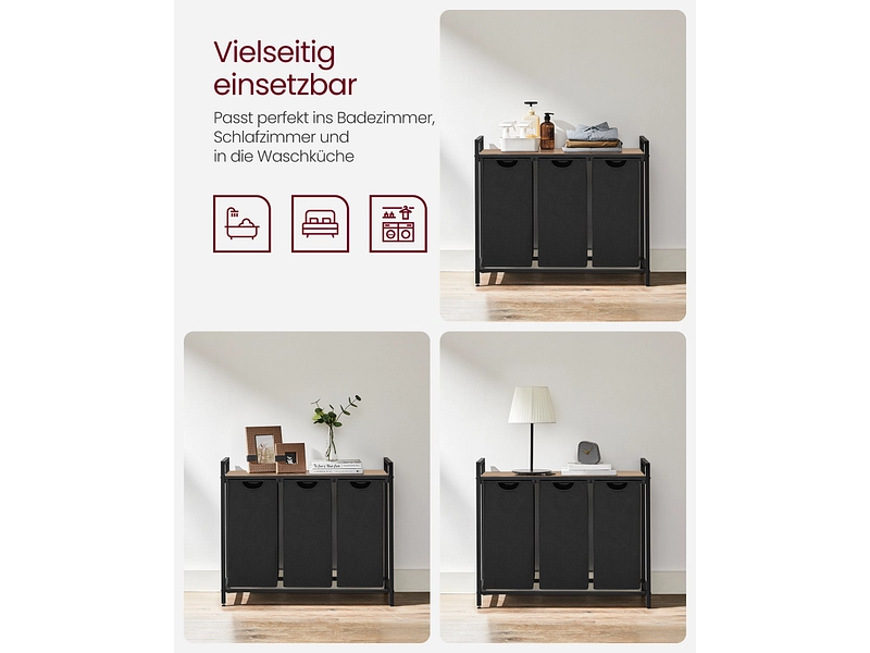 VASAGLE Wäschekorb black VASAGLE Wäschekorb black