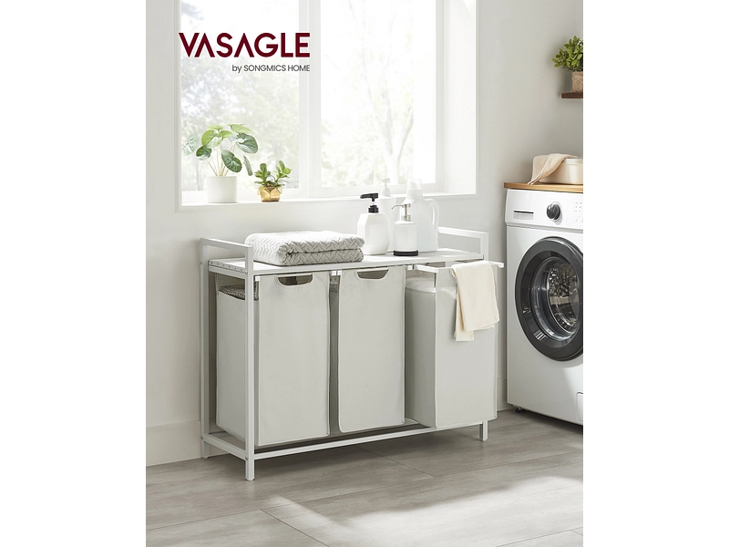 VASAGLE Wäschekorb wolkenweiss VASAGLE Wäschekorb wolkenweiss