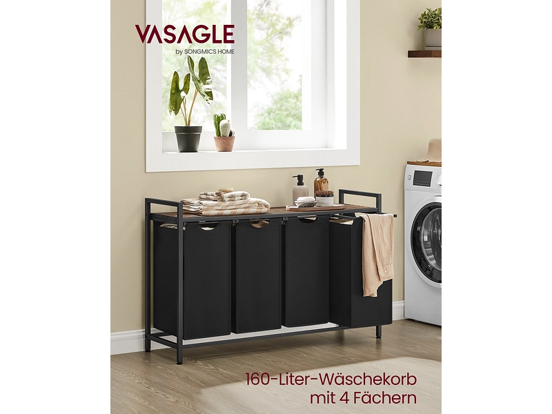 VASAGLE Wäschekorb black VASAGLE Wäschekorb black