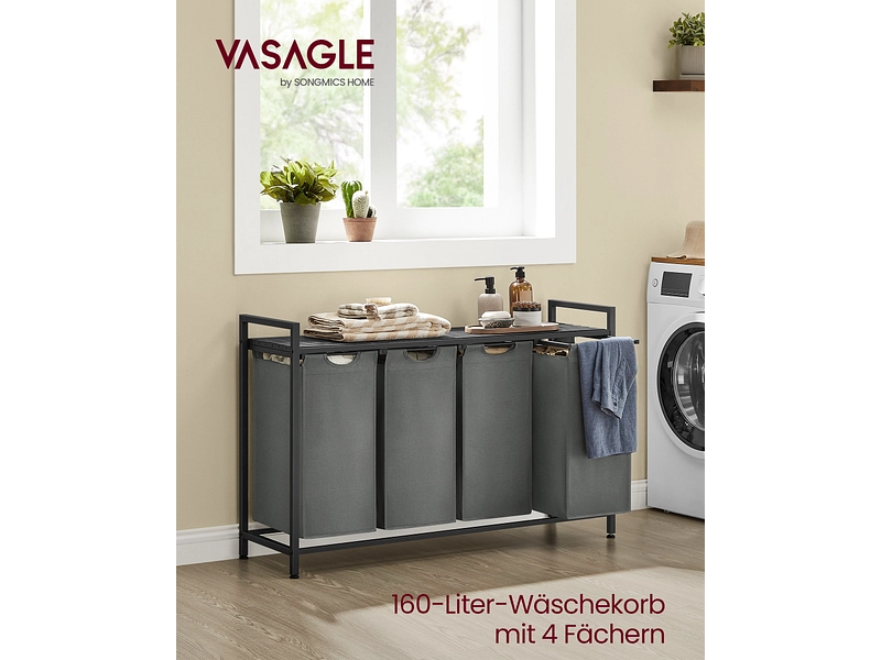 VASAGLE Wäschekorb grau VASAGLE Wäschekorb grau
