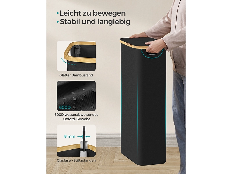 SONGMICS Wäschekorb black SONGMICS Wäschekorb black