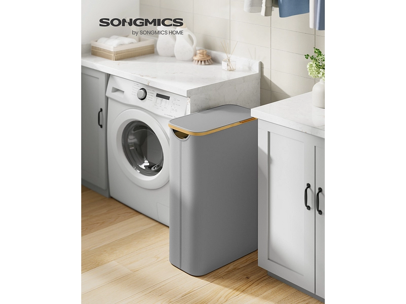 SONGMICS Portabiancheria grigio SONGMICS Portabiancheria grigio