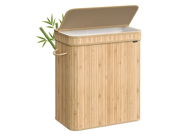 SONGMICS Portabiancheria legno naturale SONGMICS Portabiancheria legno naturale