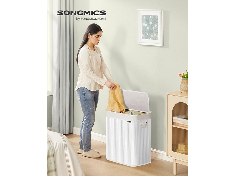 SONGMICS Wäschekorb weiss SONGMICS Wäschekorb weiss