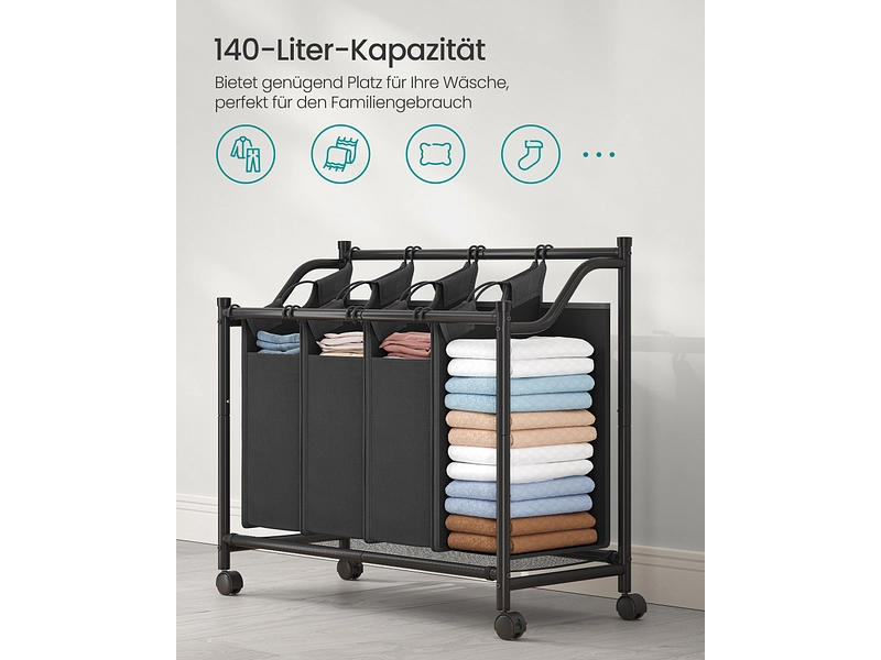 SONGMICS Wäschekorb black SONGMICS Wäschekorb black