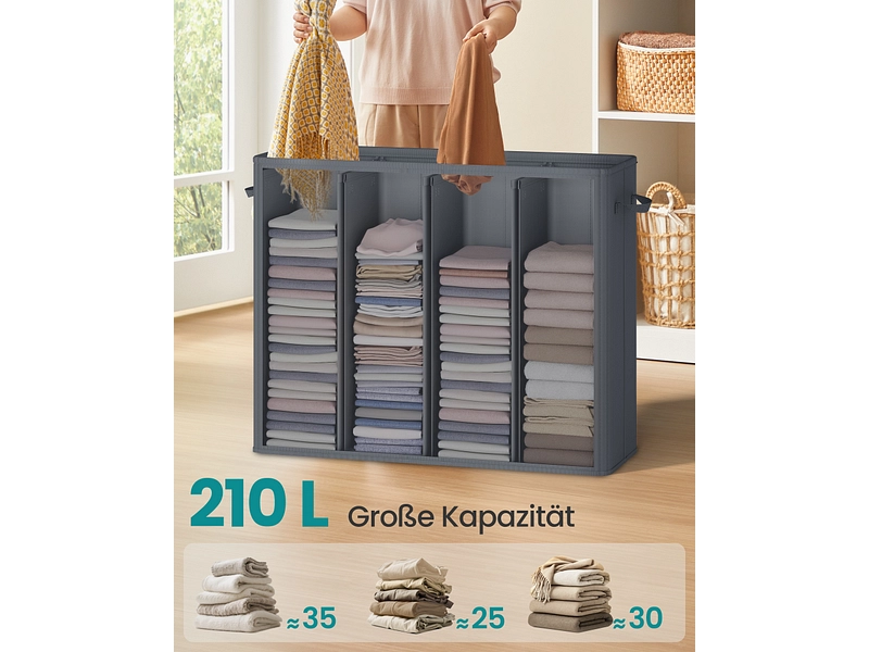SONGMICS Wäschekorb dunkelgrau SONGMICS Wäschekorb dunkelgrau