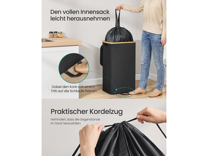 SONGMICS Tüte für Flasche black SONGMICS Tüte für Flasche black