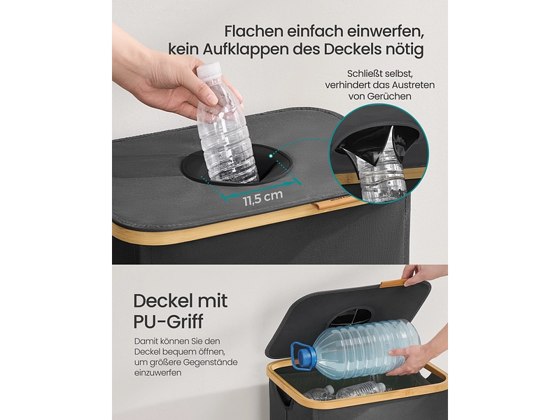 SONGMICS Tüte für Flasche grau SONGMICS Tüte für Flasche grau