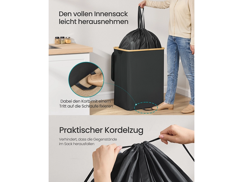 SONGMICS Tüte für Flasche black SONGMICS Tüte für Flasche black