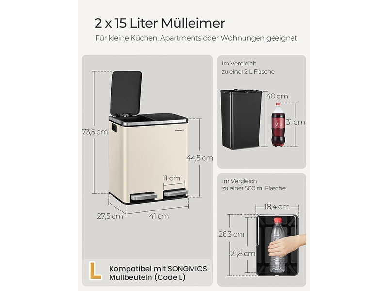 Abfalleimer 30 L Abfalleimer 30 L