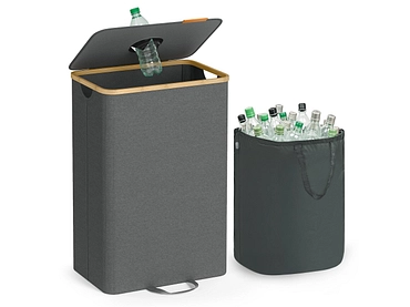 SONGMICS Tüte für Flasche grau SONGMICS Tüte für Flasche grau