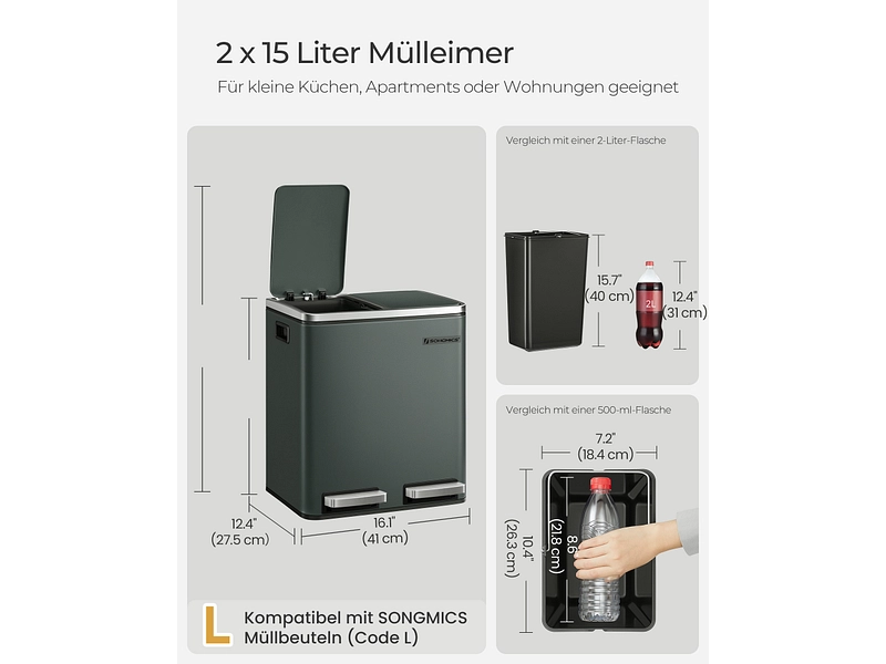 Abfalleimer 30 L Abfalleimer 30 L