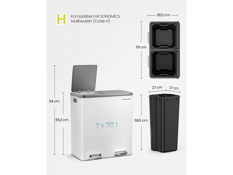 Pattumiera 60 L Pattumiera 60 L