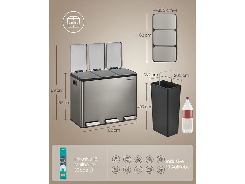 Pattumiera 45 L Pattumiera 45 L