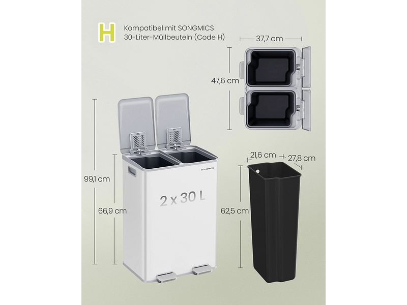 Abfalleimer 60 L Abfalleimer 60 L