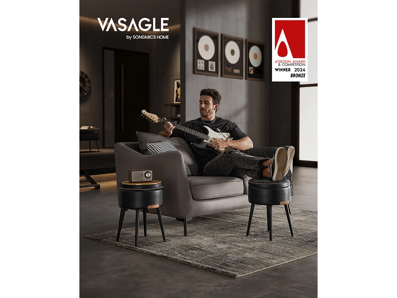 Pouf contenitore VASAGLE