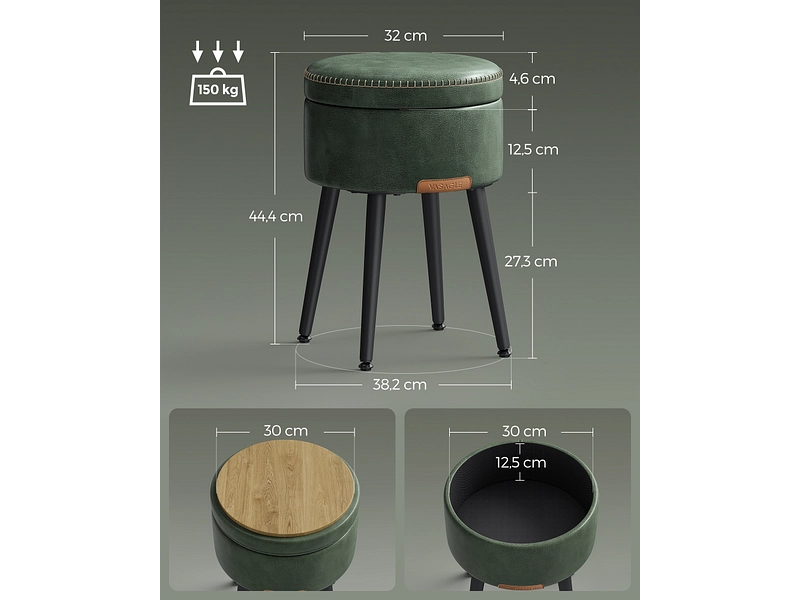 Pouf de rangement VASAGLE Pouf de rangement VASAGLE