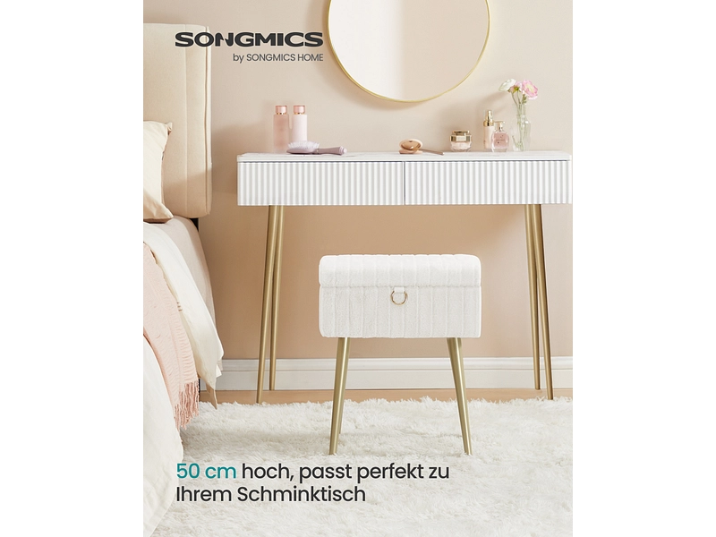 Pouf de rangement SONGMICS