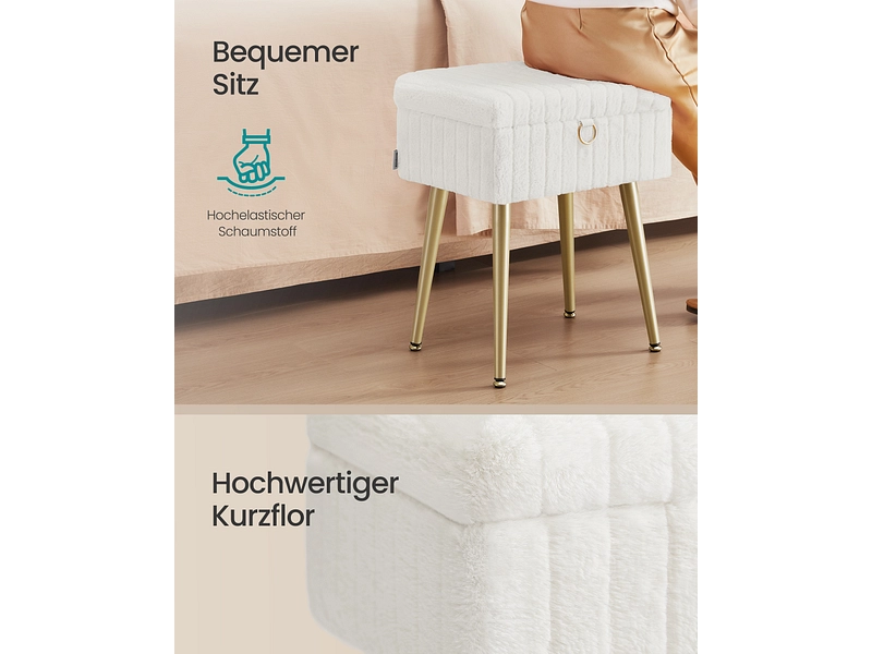 Pouf de rangement SONGMICS