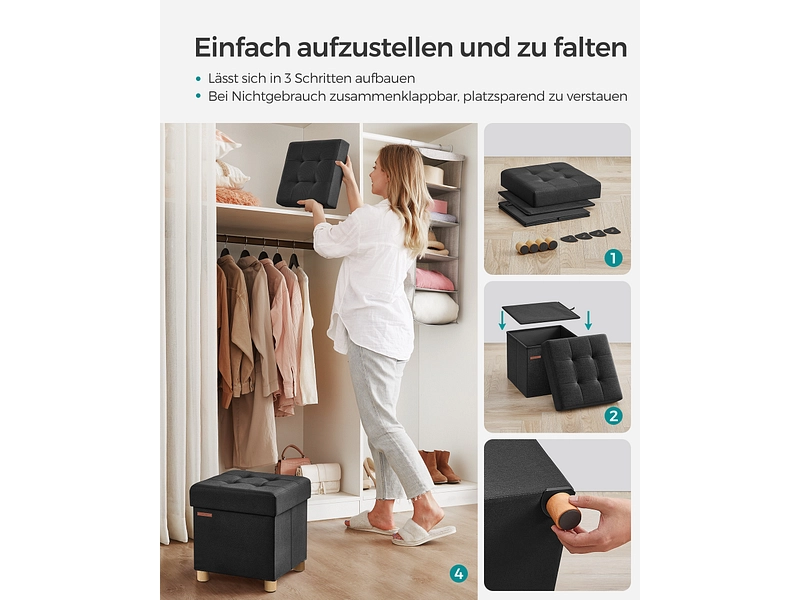Pouf contenitore SONGMICS