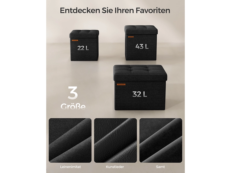 Aufbewahrungshocker SONGMICS