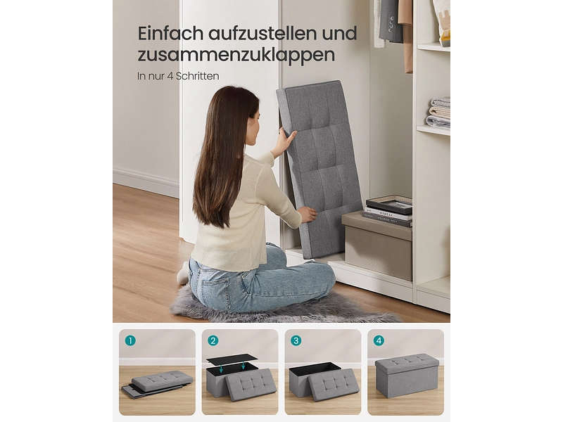 Aufbewahrungshocker SONGMICS