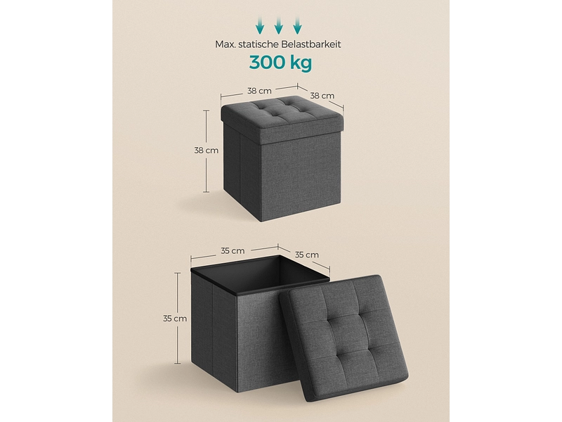 Pouf contenitore SONGMICS