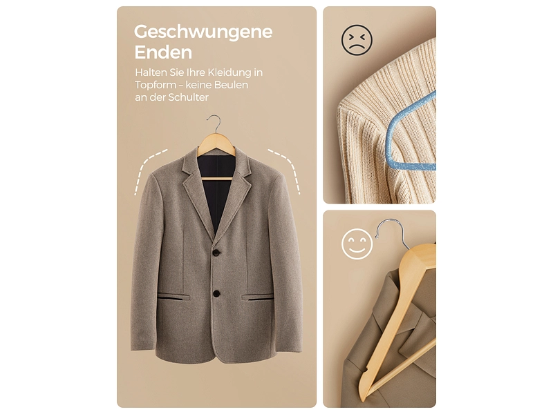 SONGMICSSet mit 20 Kleiderbügeln SONGMICSSet mit 20 Kleiderbügeln