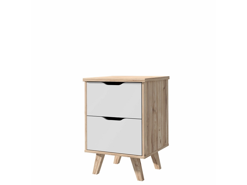 Nachttisch VANKKA 2 Schubladen Nachttisch VANKKA 2 Schubladen