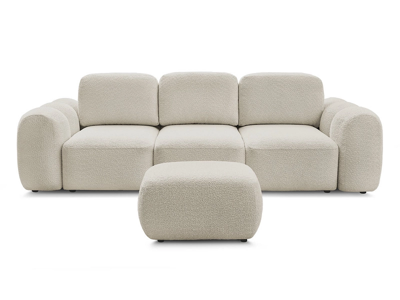 3er Sofa mit Hocker BOBOCHIC MONTAIGNE 3er Sofa mit Hocker BOBOCHIC MONTAIGNE