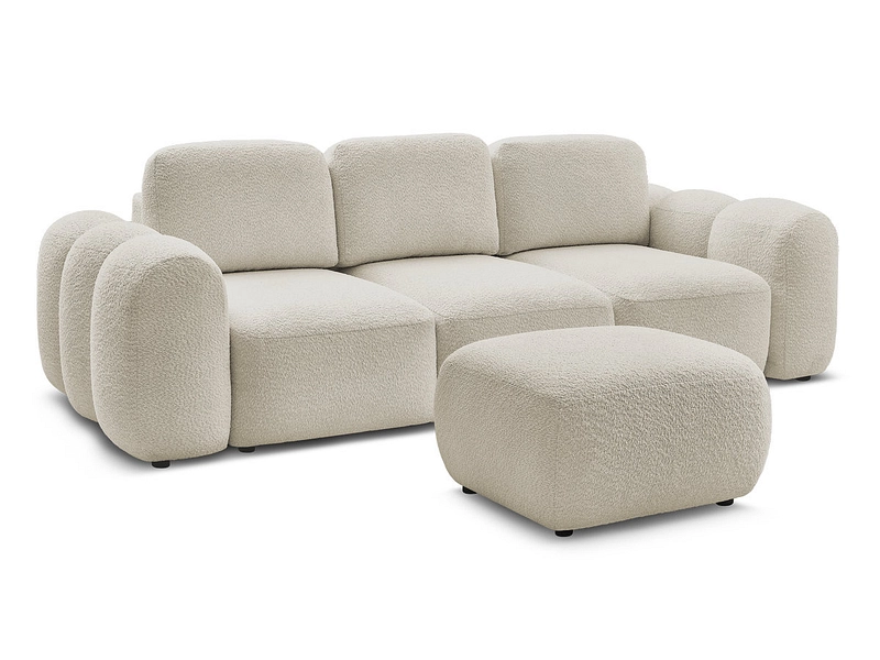 3er Sofa mit Hocker BOBOCHIC MONTAIGNE 3er Sofa mit Hocker BOBOCHIC MONTAIGNE