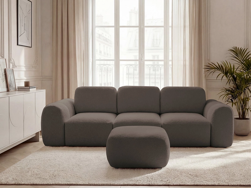 3er Sofa mit Hocker BOBOCHIC MONTAIGNE 3er Sofa mit Hocker BOBOCHIC MONTAIGNE