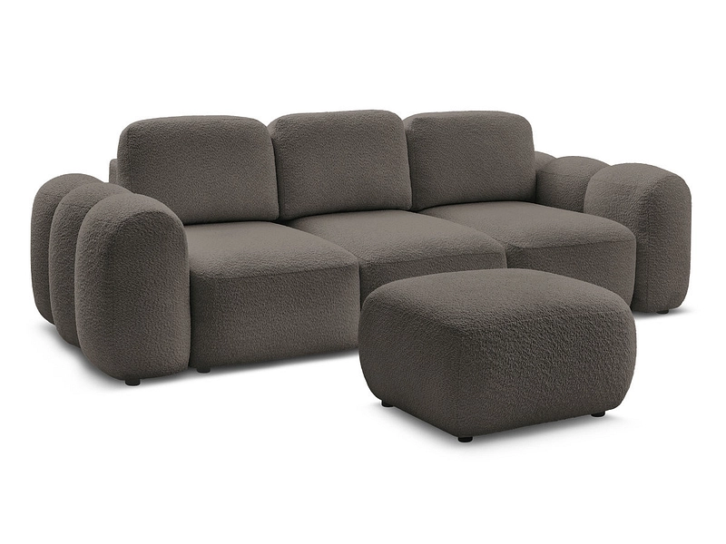 3er Sofa mit Hocker BOBOCHIC MONTAIGNE 3er Sofa mit Hocker BOBOCHIC MONTAIGNE