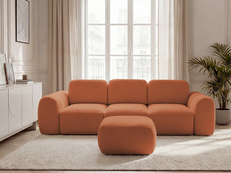 3er Sofa mit Hocker BOBOCHIC MONTAIGNE 3er Sofa mit Hocker BOBOCHIC MONTAIGNE