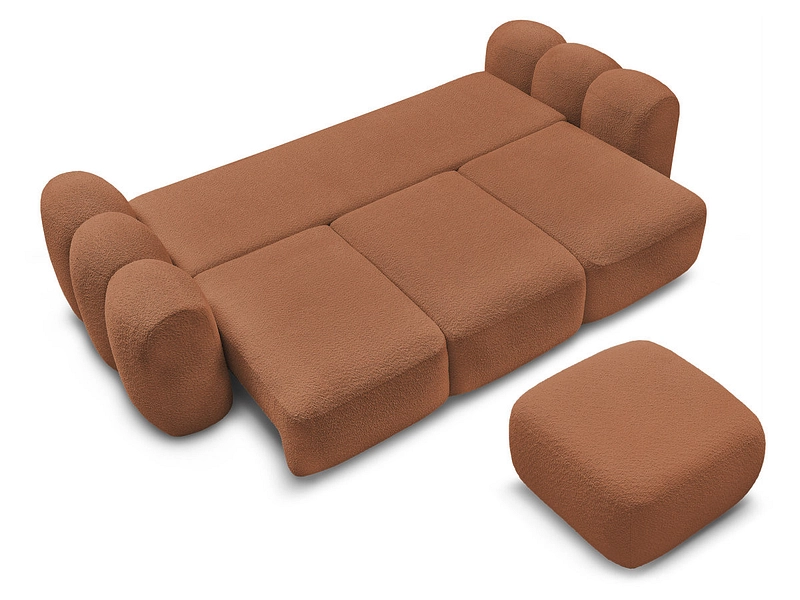 3er Sofa mit Hocker BOBOCHIC MONTAIGNE 3er Sofa mit Hocker BOBOCHIC MONTAIGNE