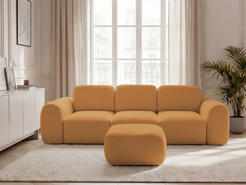 3er Sofa mit Hocker BOBOCHIC MONTAIGNE 3er Sofa mit Hocker BOBOCHIC MONTAIGNE