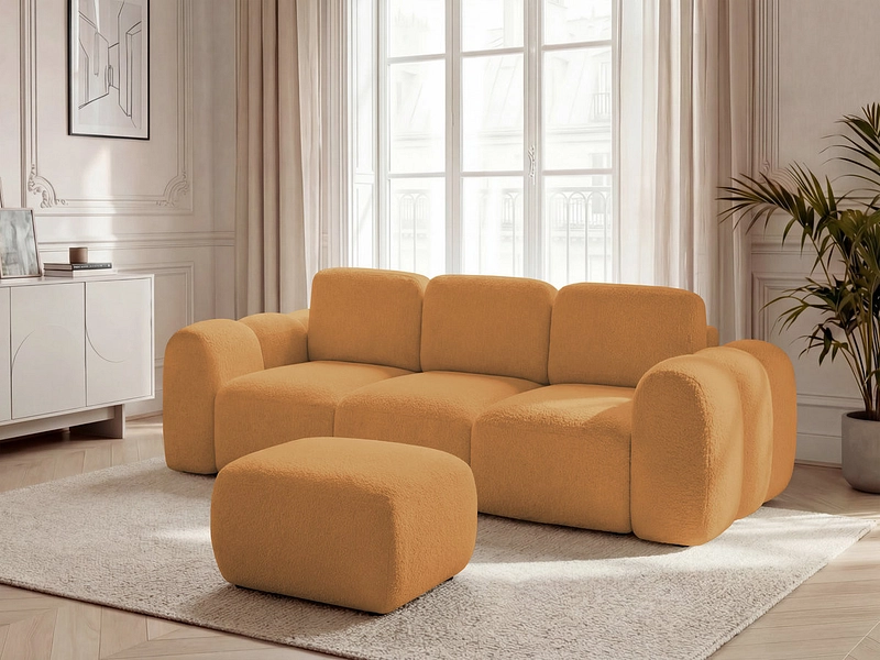 3er Sofa mit Hocker BOBOCHIC MONTAIGNE 3er Sofa mit Hocker BOBOCHIC MONTAIGNE