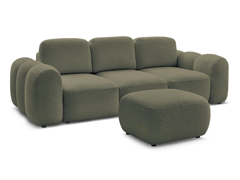 3er Sofa mit Hocker BOBOCHIC MONTAIGNE 3er Sofa mit Hocker BOBOCHIC MONTAIGNE